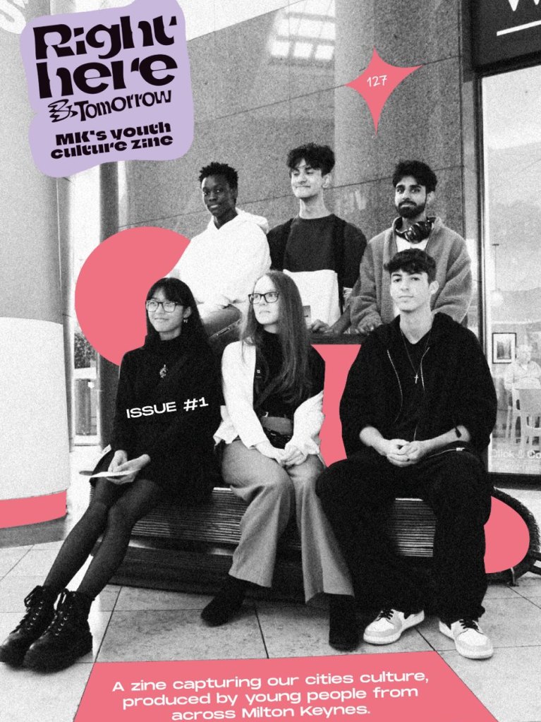 Right Here and Tomorrow zine cover